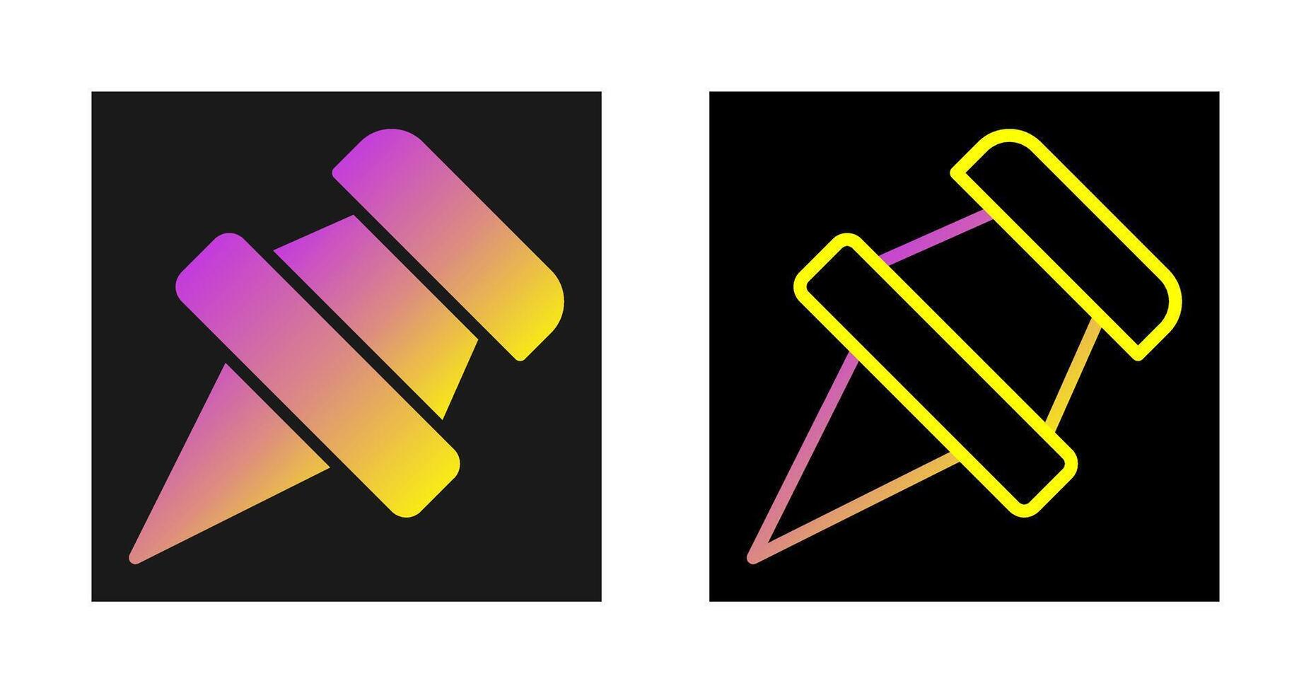 Thumbtack Vector Icon