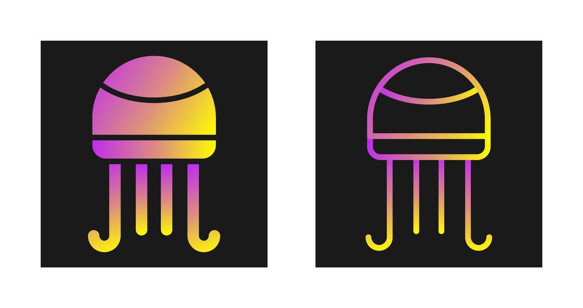 Jellyfish Vector Icon