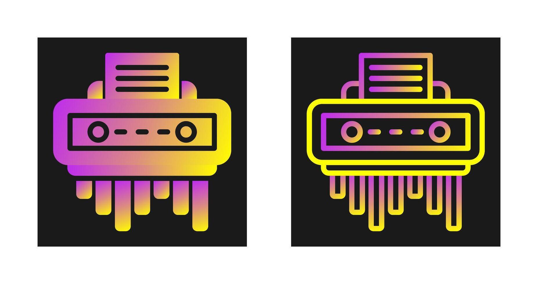 Shredder Vector Icon