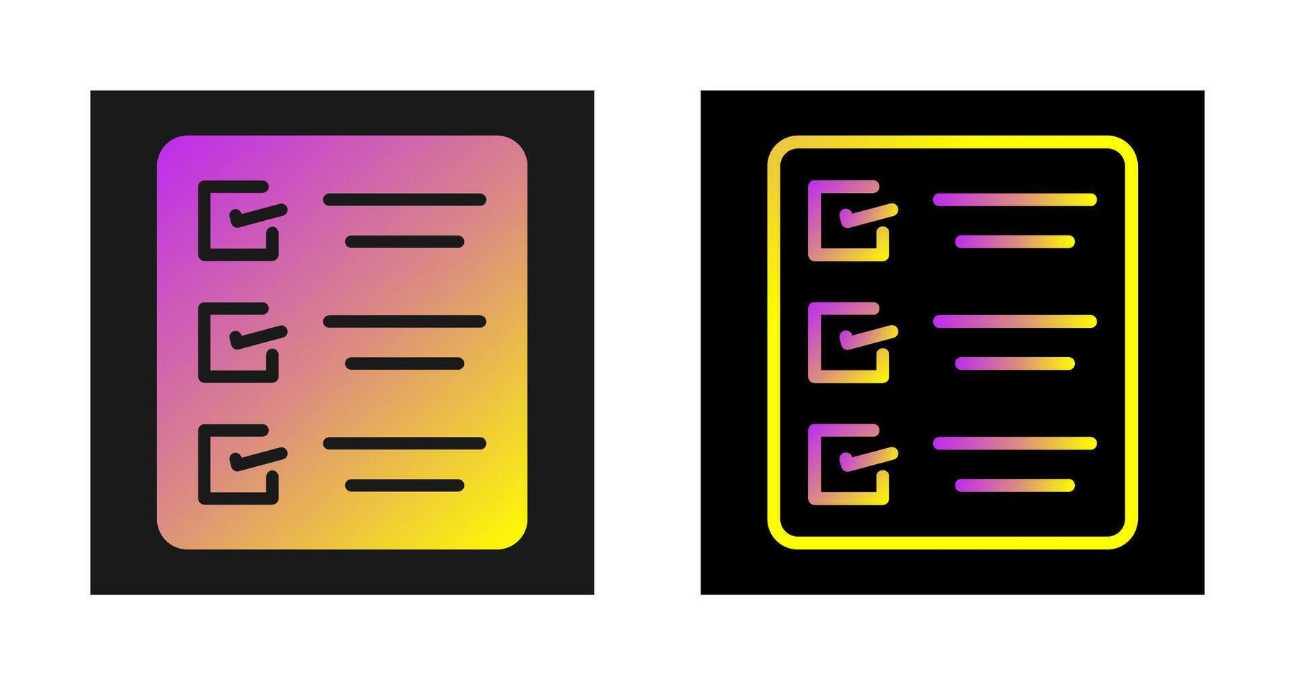 Task list Vector Icon