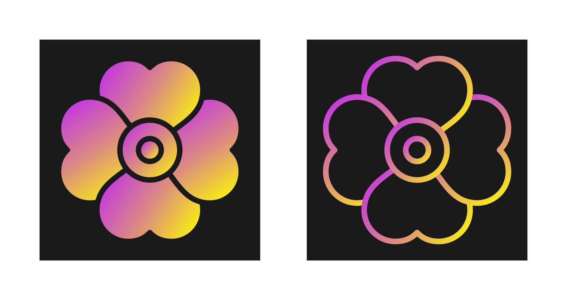 Cherry blossom Vector Icon