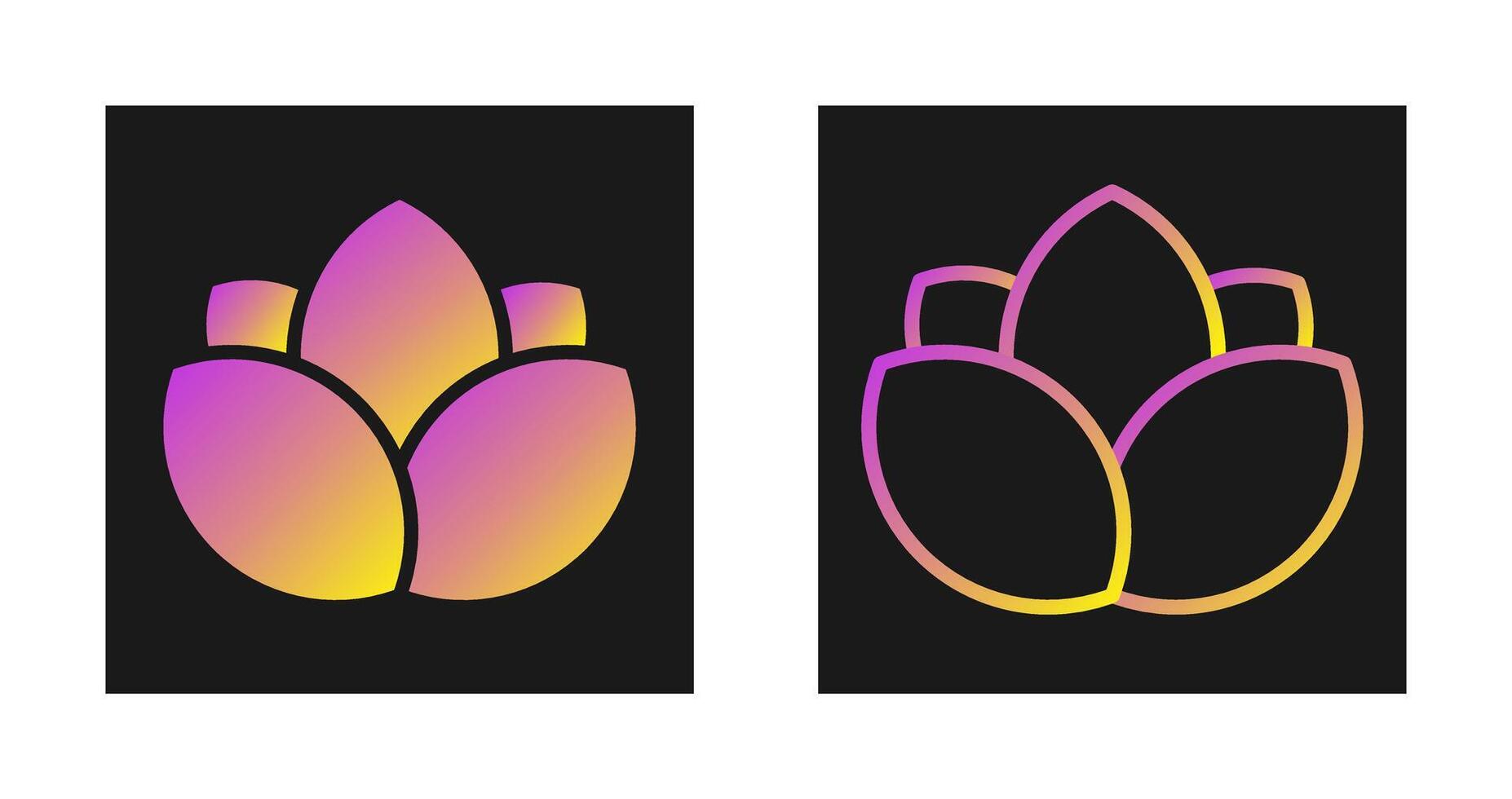 Lotus flower Vector Icon