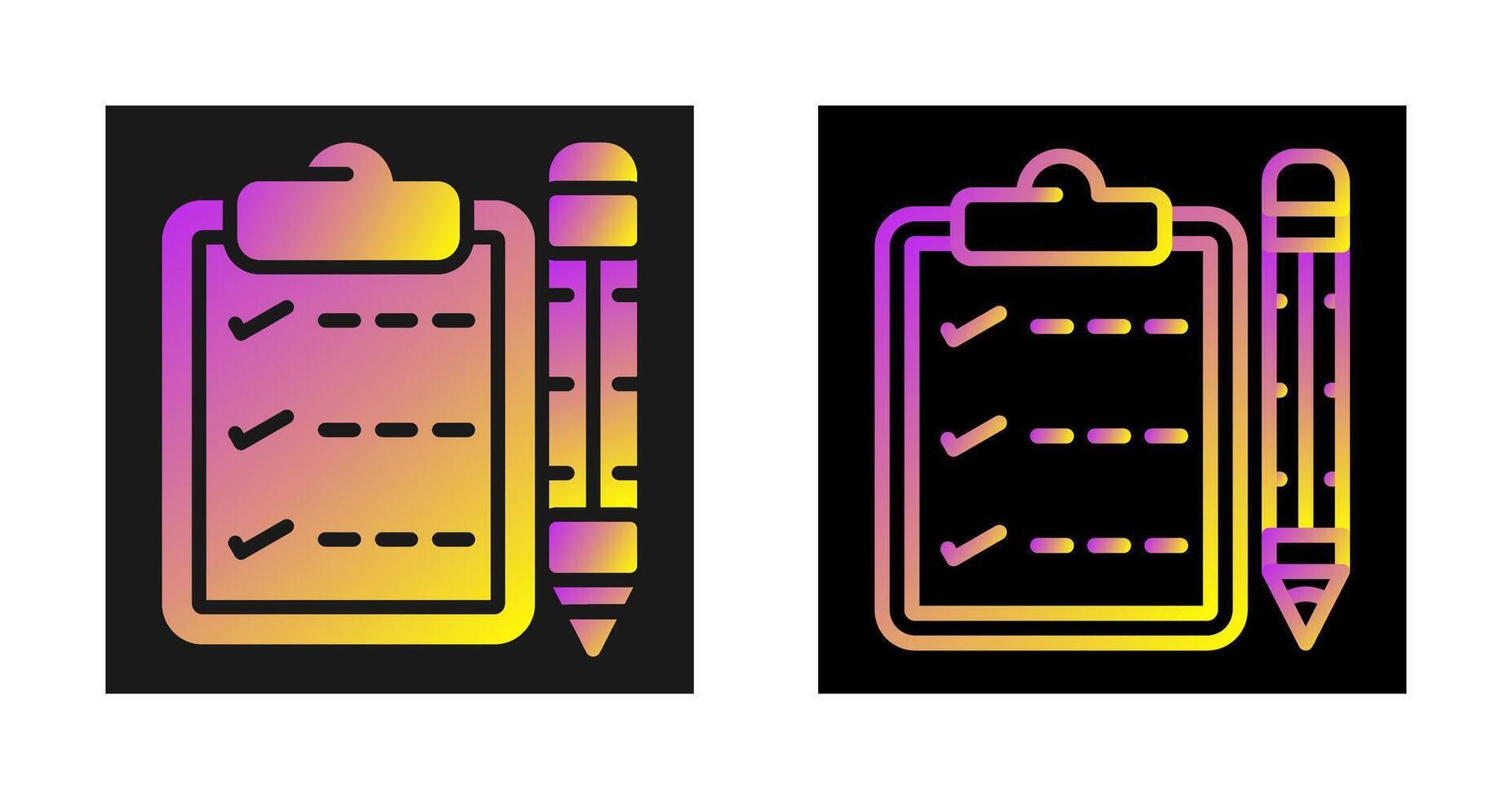 Writing pad Vector Icon