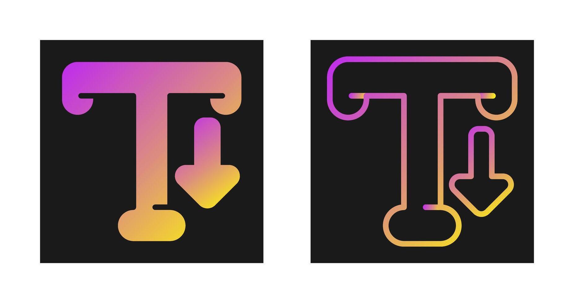 Typography Vector Icon