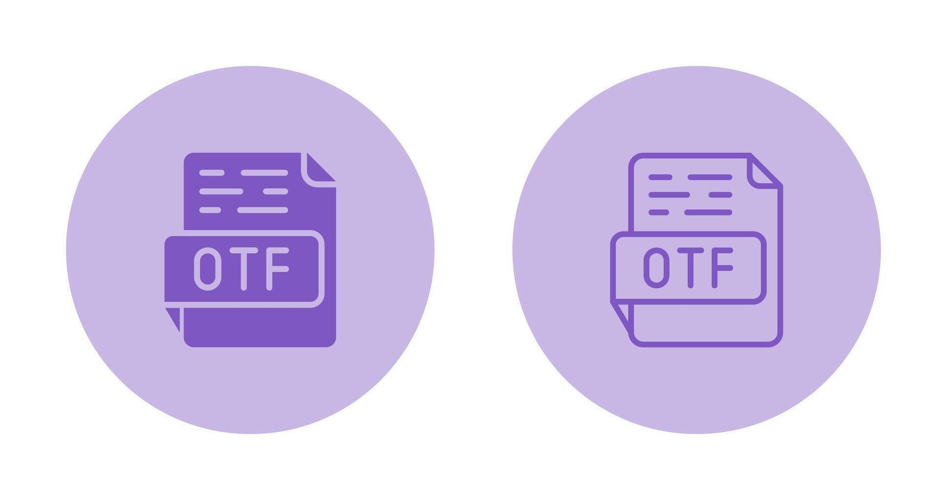 OTF Vector Icon