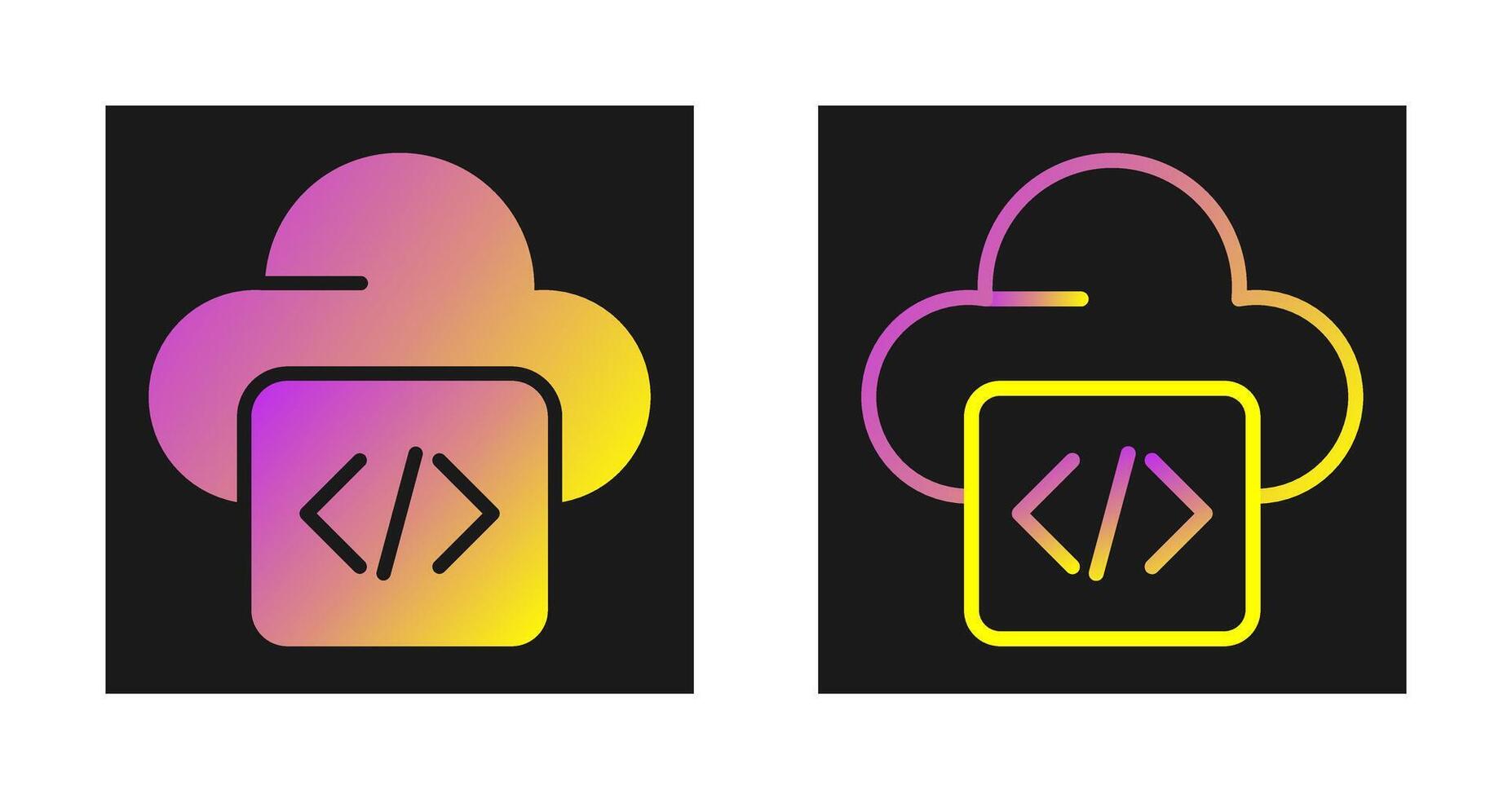 Game Server Hosting Vector Icon