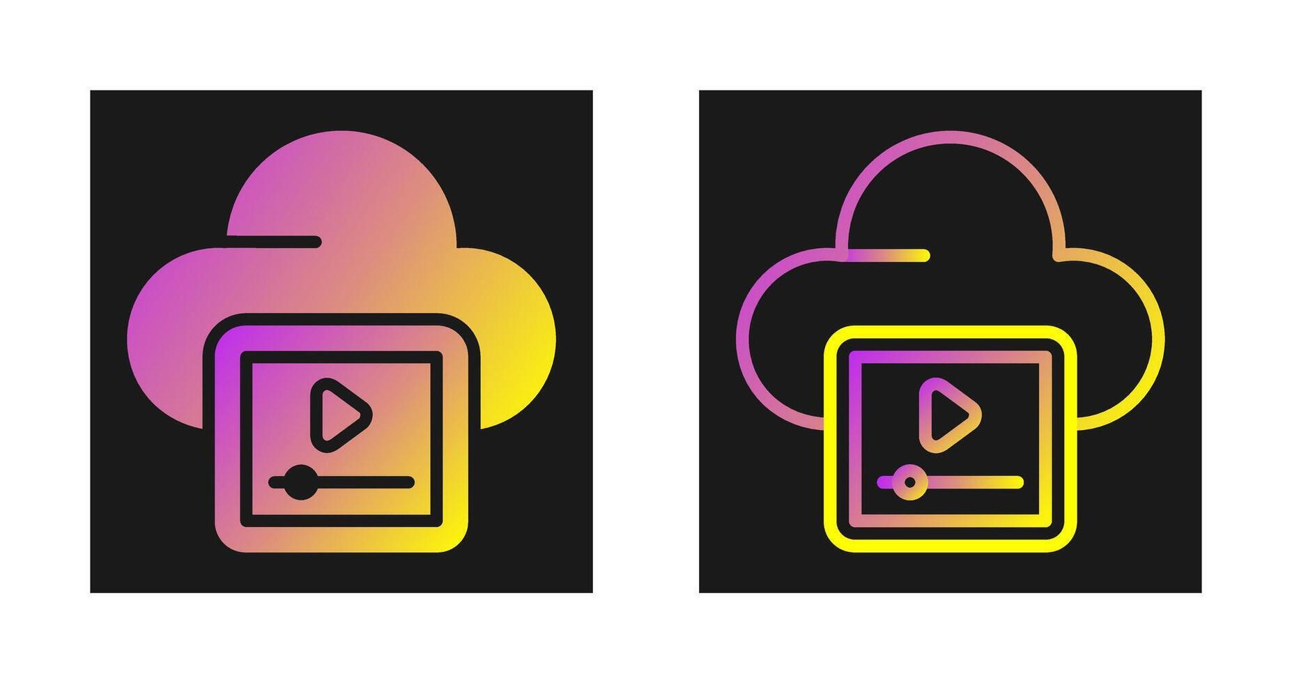 Video Hosting Vector Icon