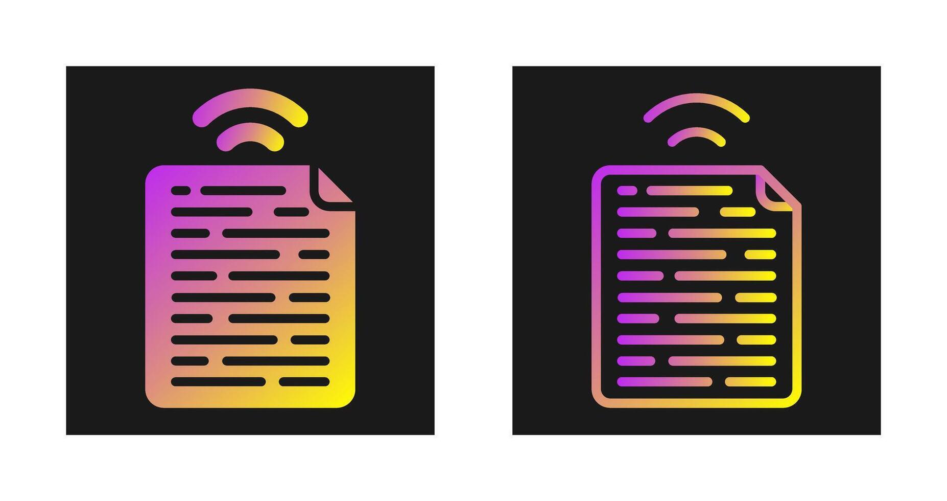 Document Vector Icon