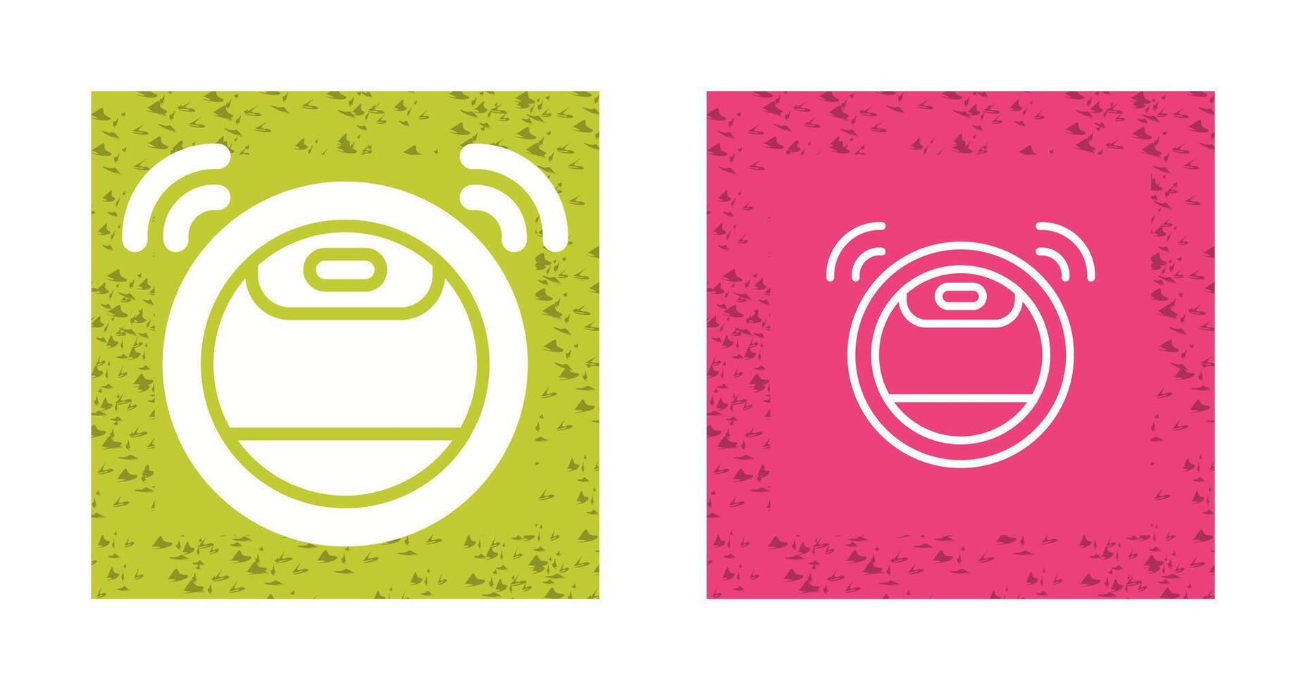 Robot Vacuum Cleaner Vector Icon