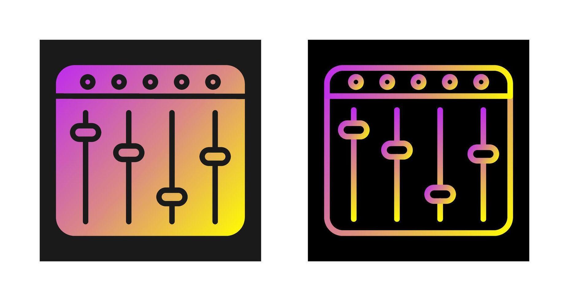 Mixer Vector Icon