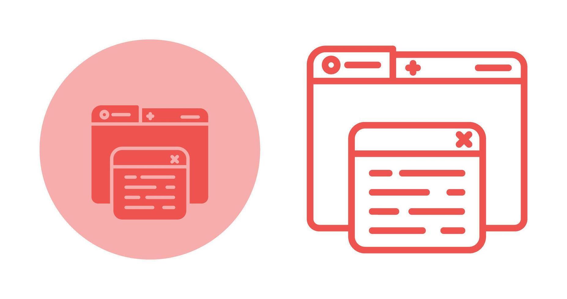Pop Up Vector Icon