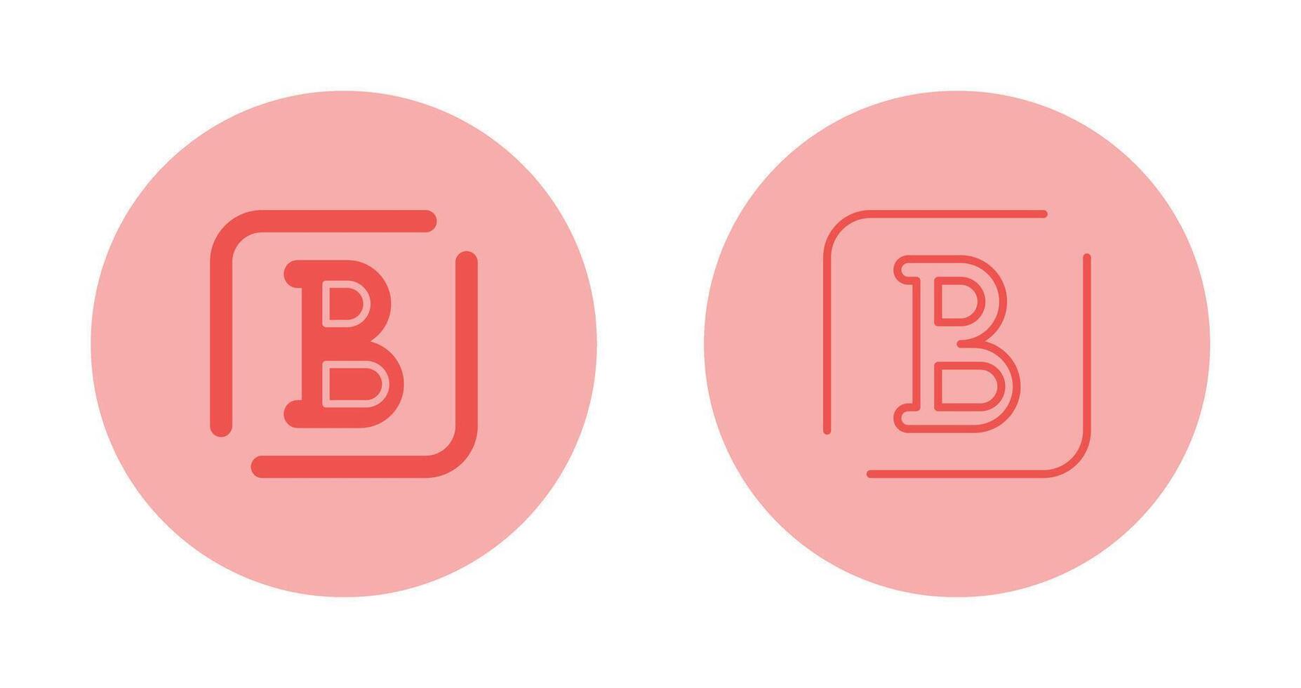 Bold Vector Icon