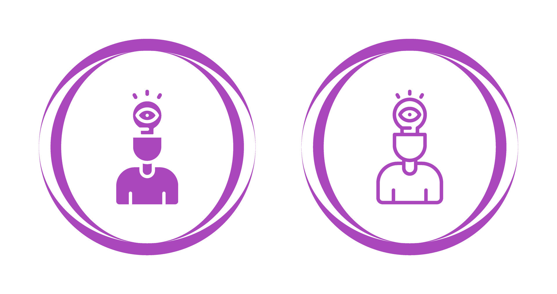 Visual Thinking Vector Icon 39020607 Vector Art at Vecteezy