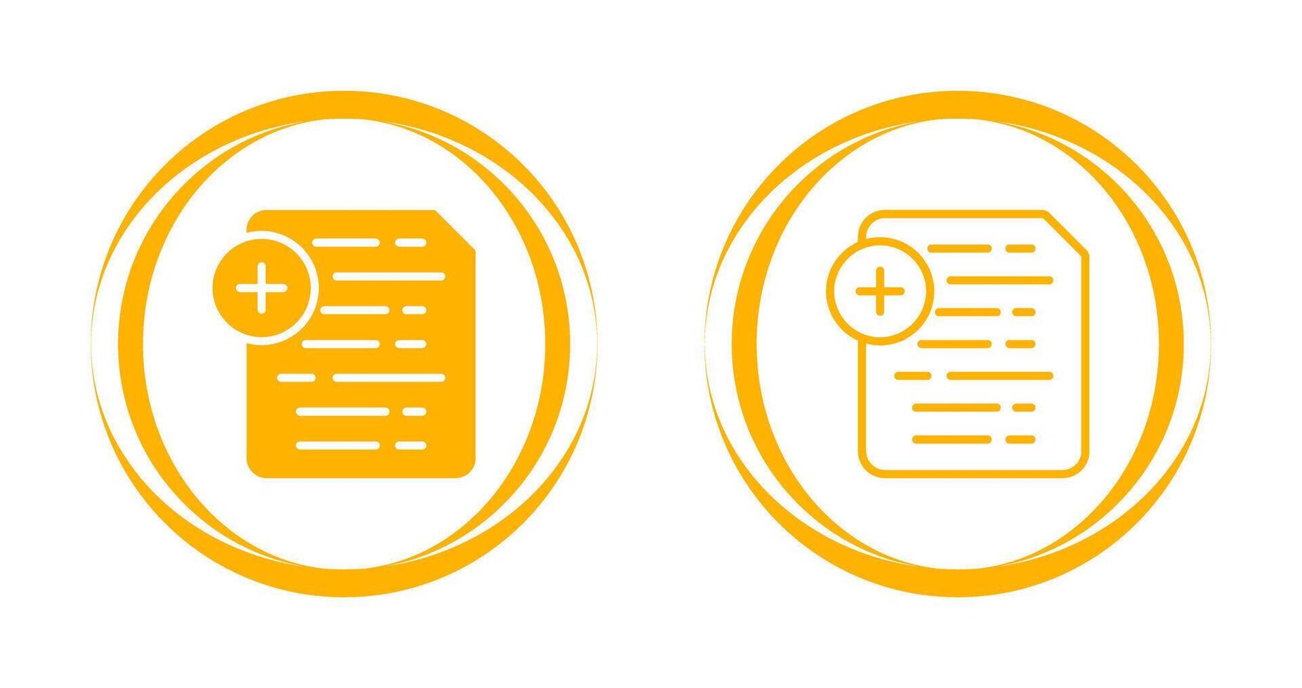 Document Insert Icon Vector Icon
