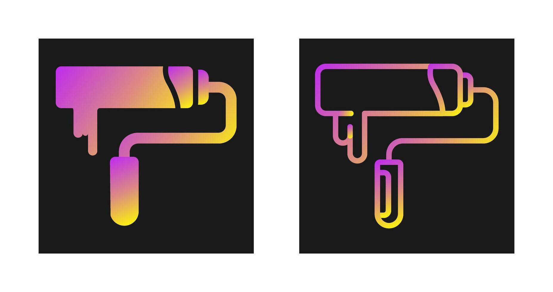 Paint Roller Vector Icon