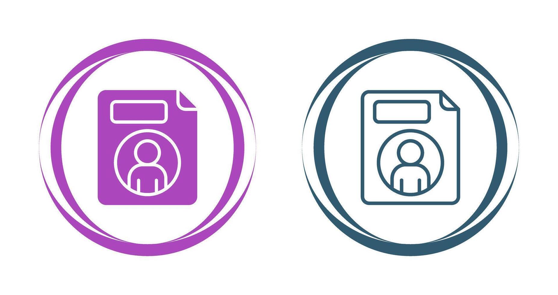 Personal File Vector Icon