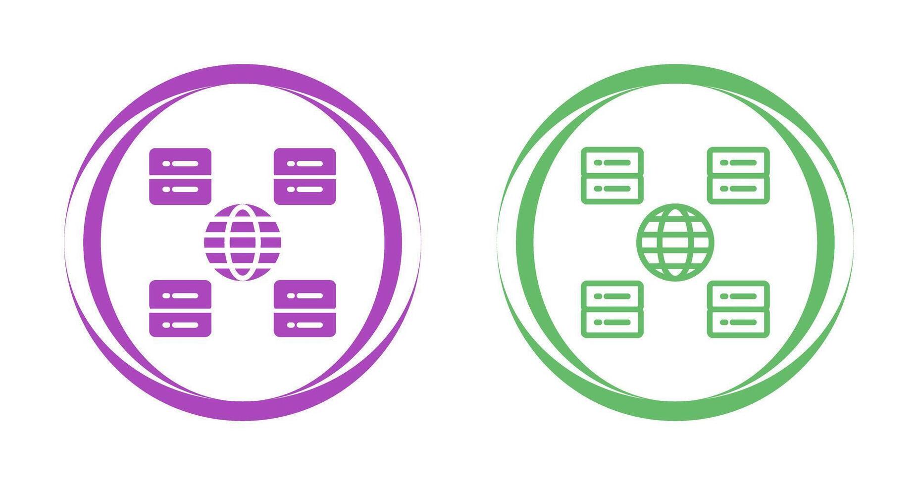 Content Delivery Network Vector Icon