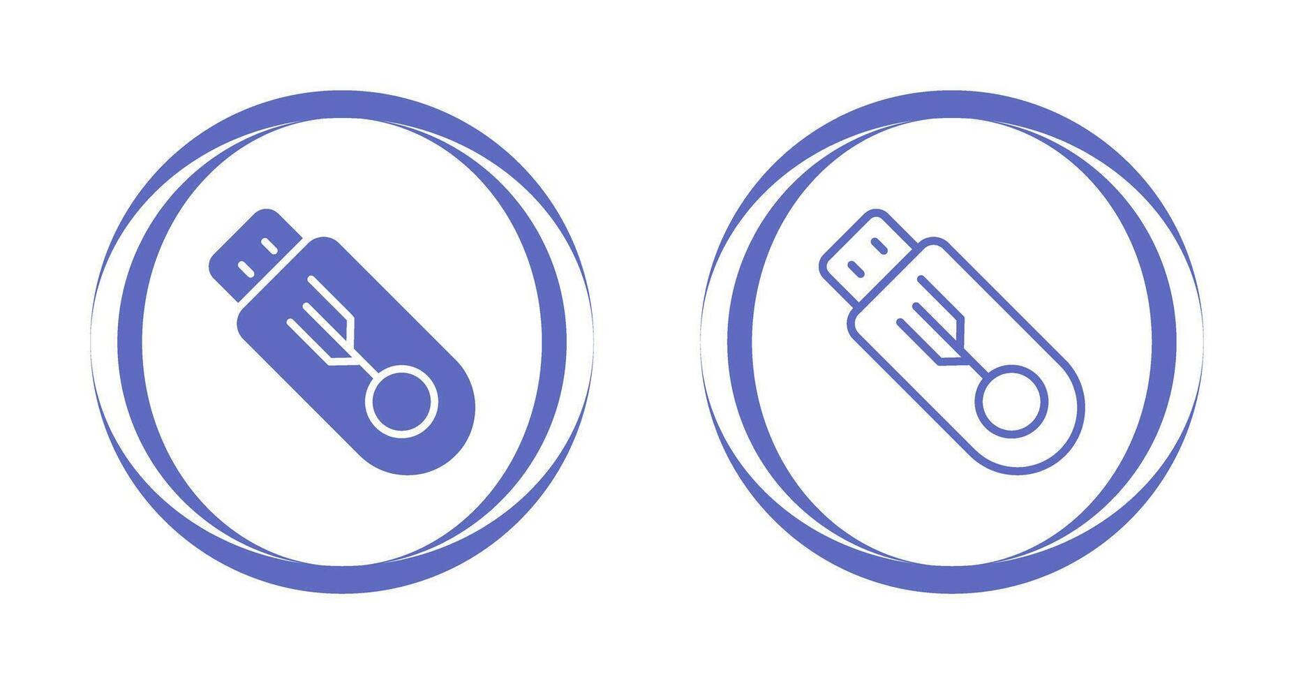 USB Flash Drive Vector Icon