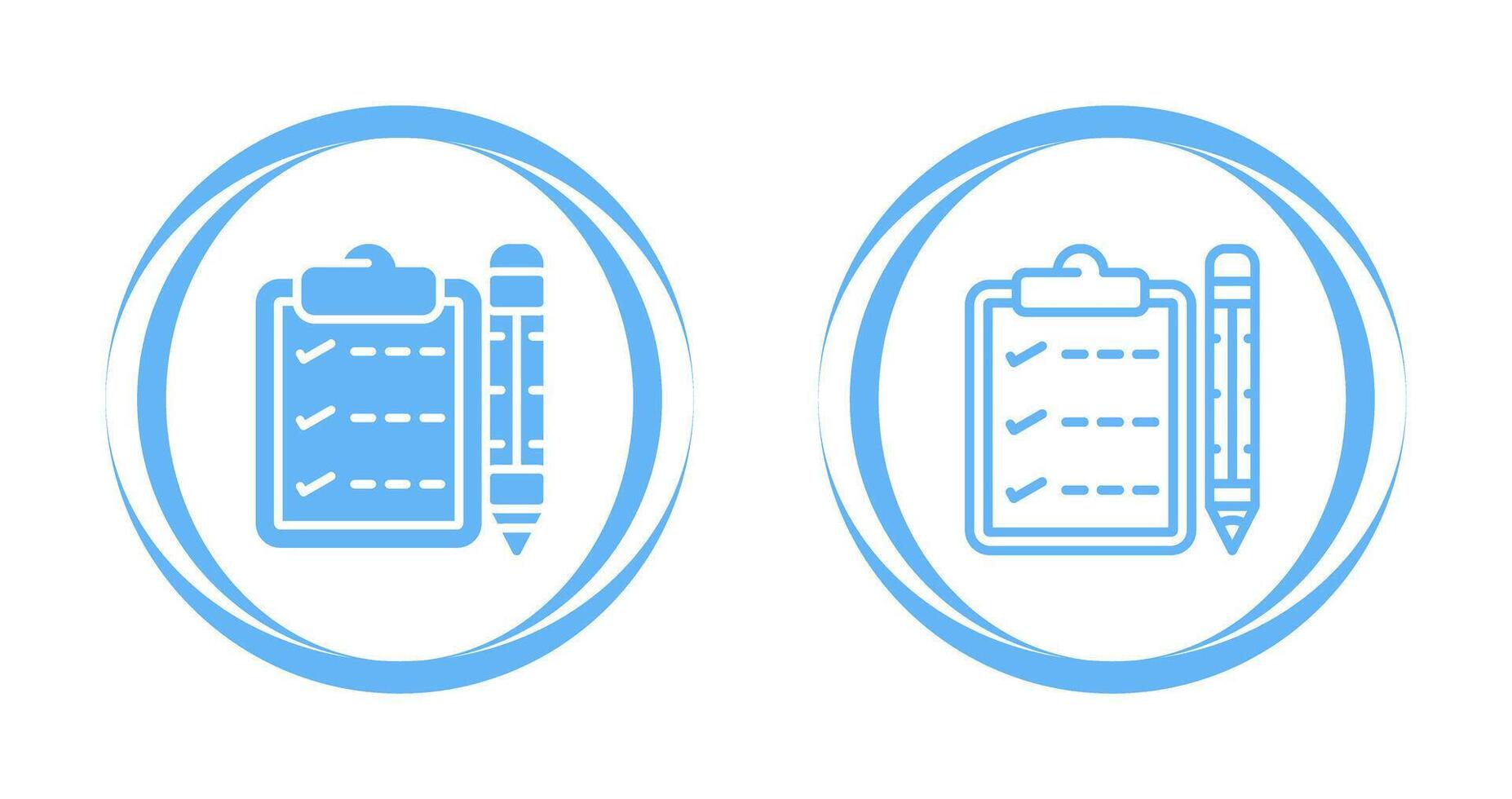 Writing pad Vector Icon