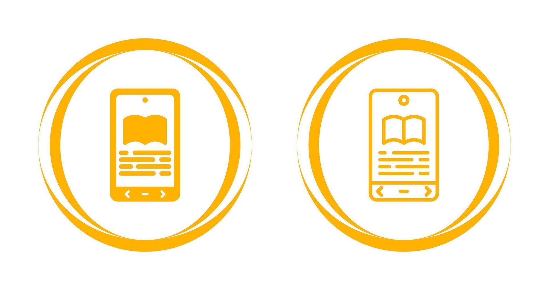 E book Reader Vector Icon