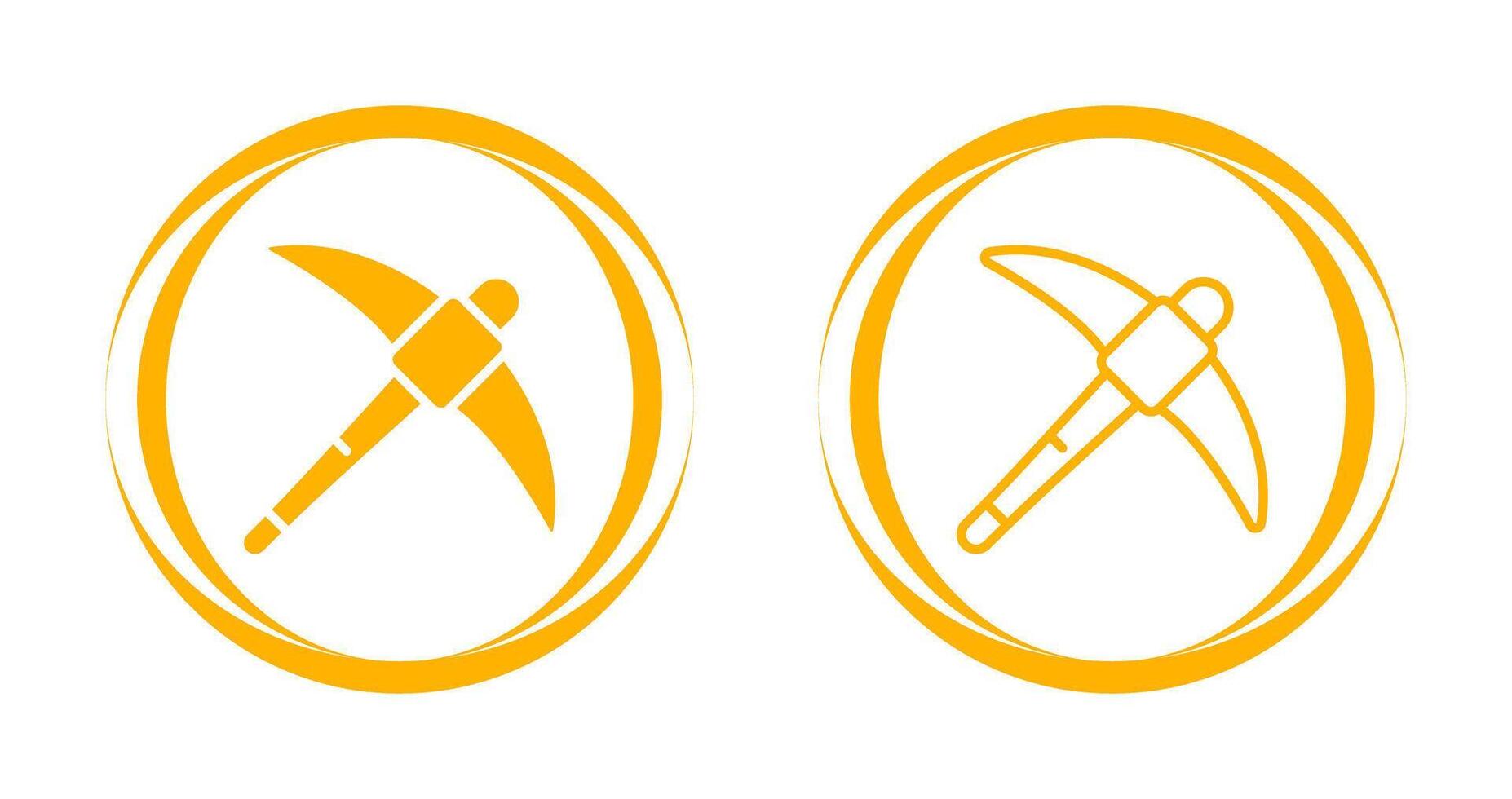 Pickaxe Vector Icon