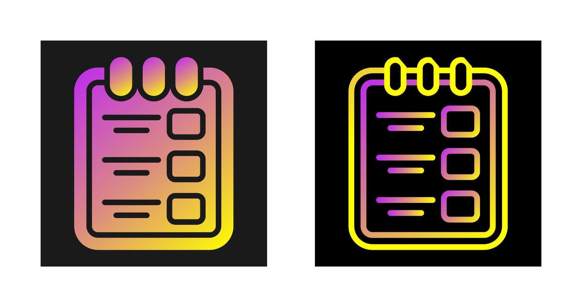 Task list with clipboard Vector Icon