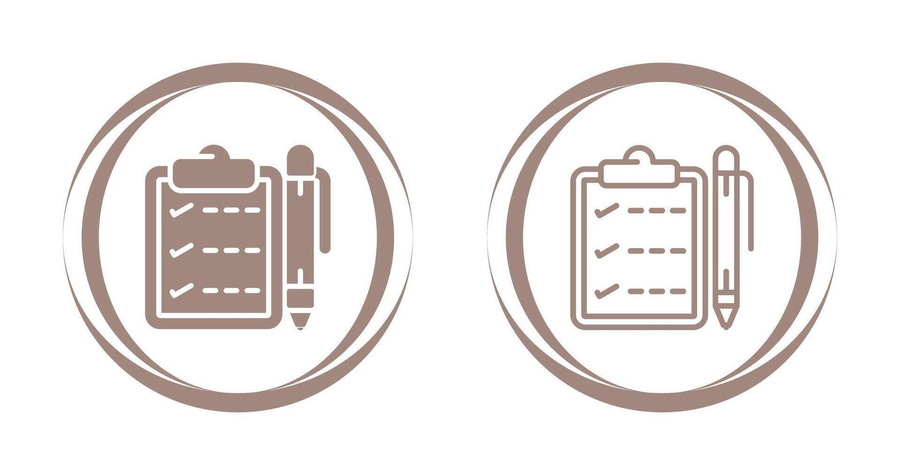 Notepad with pen Vector Icon