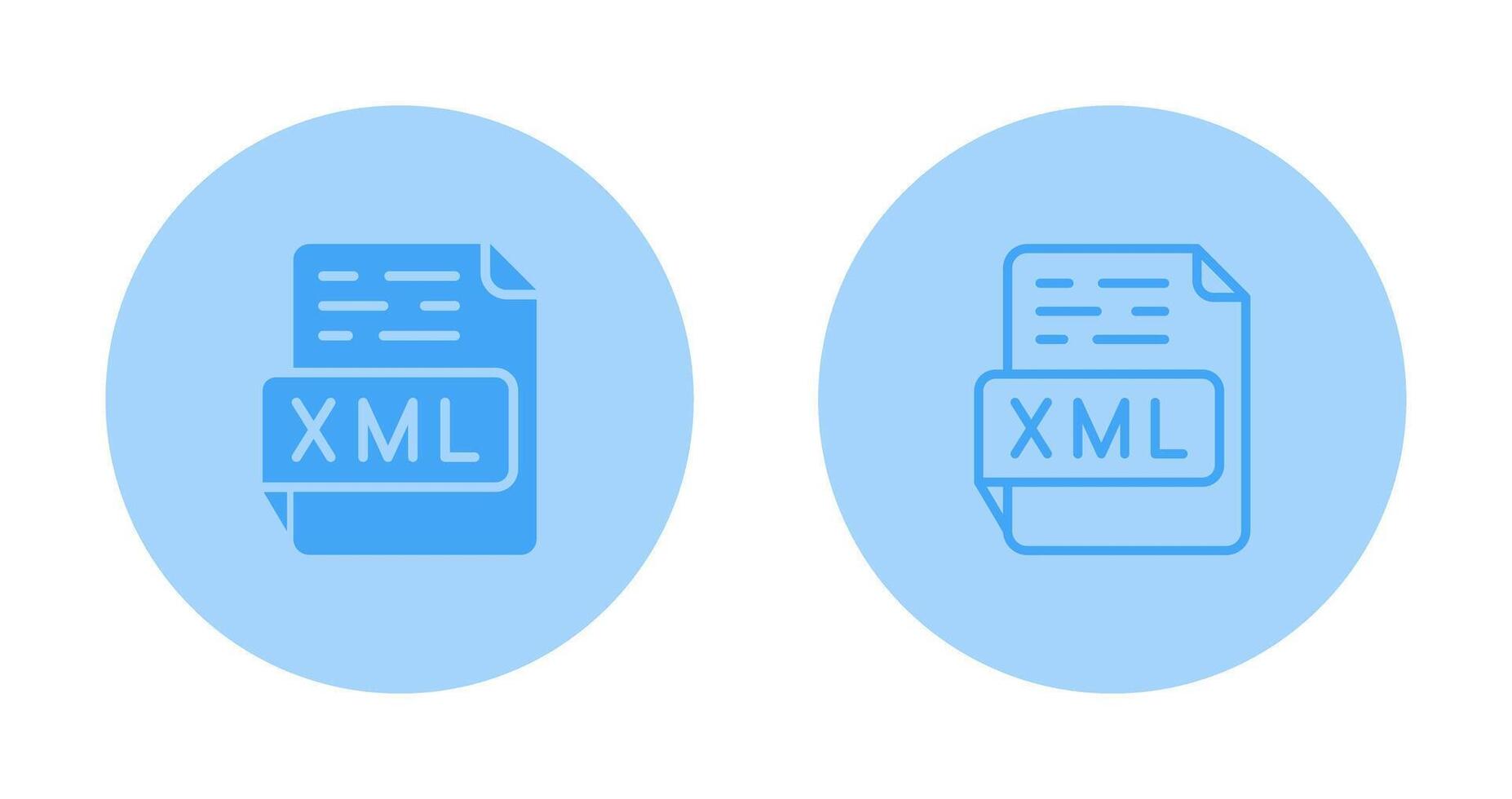 XML Vector Icon