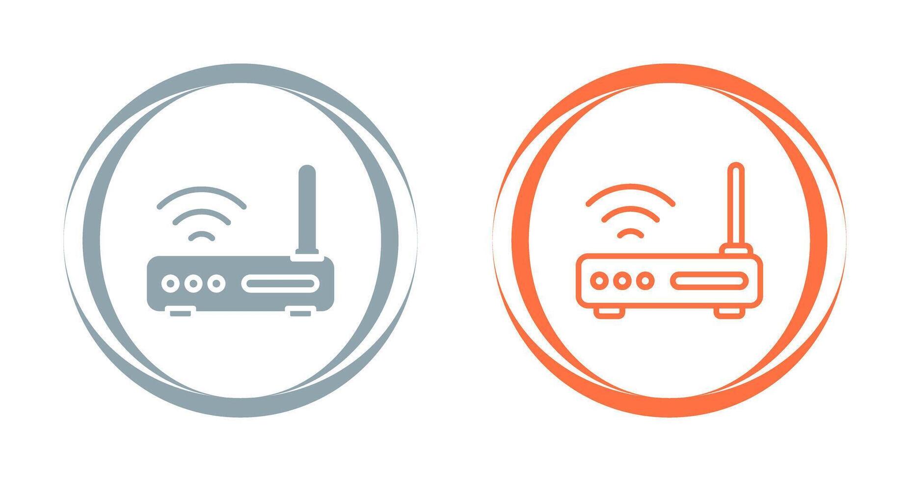 Wi-Fi Router Vector Icon