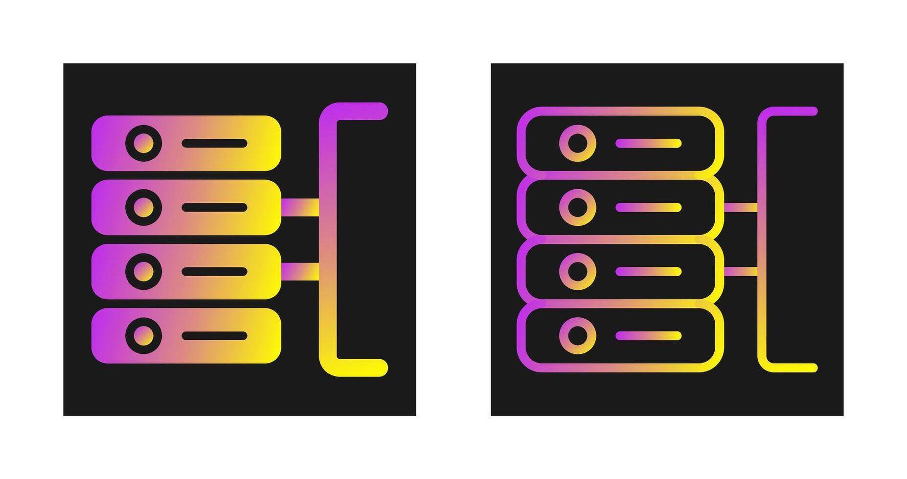 icono de vector de base de datos