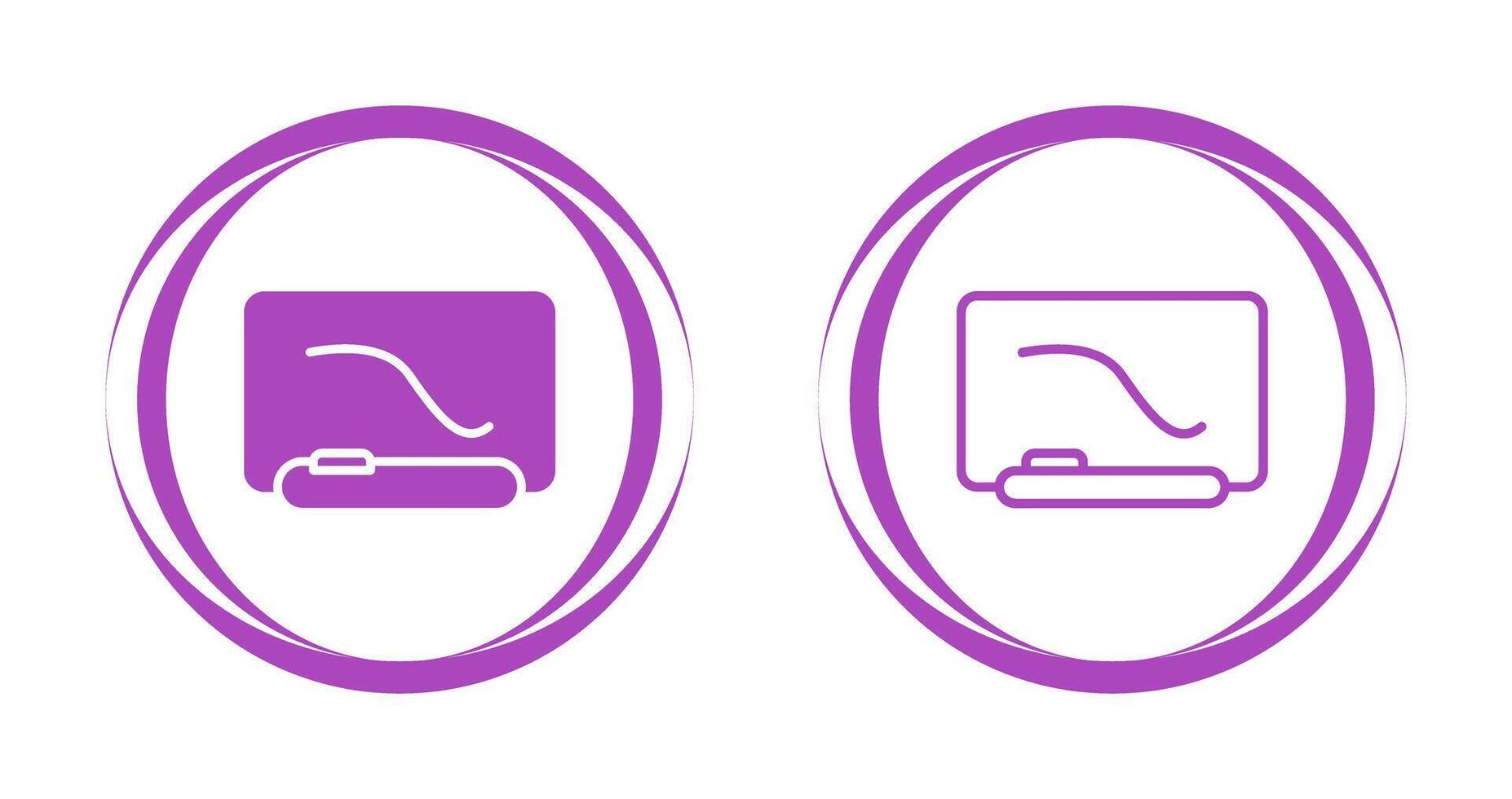 Interactive Whiteboard Vector Icon