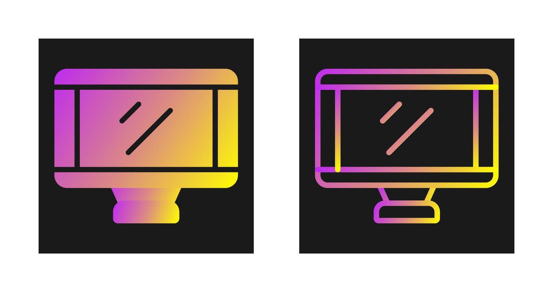 Monitor Vector Icon