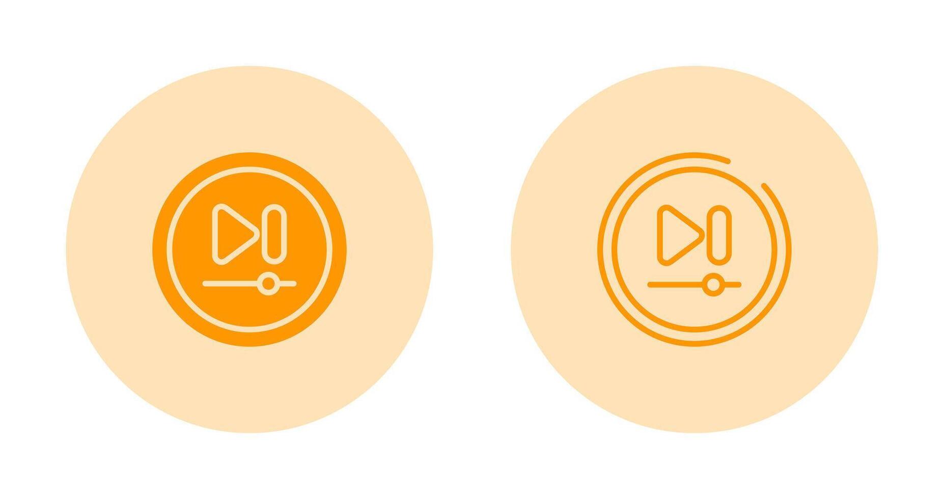 Video Next Track Button Vector Icon