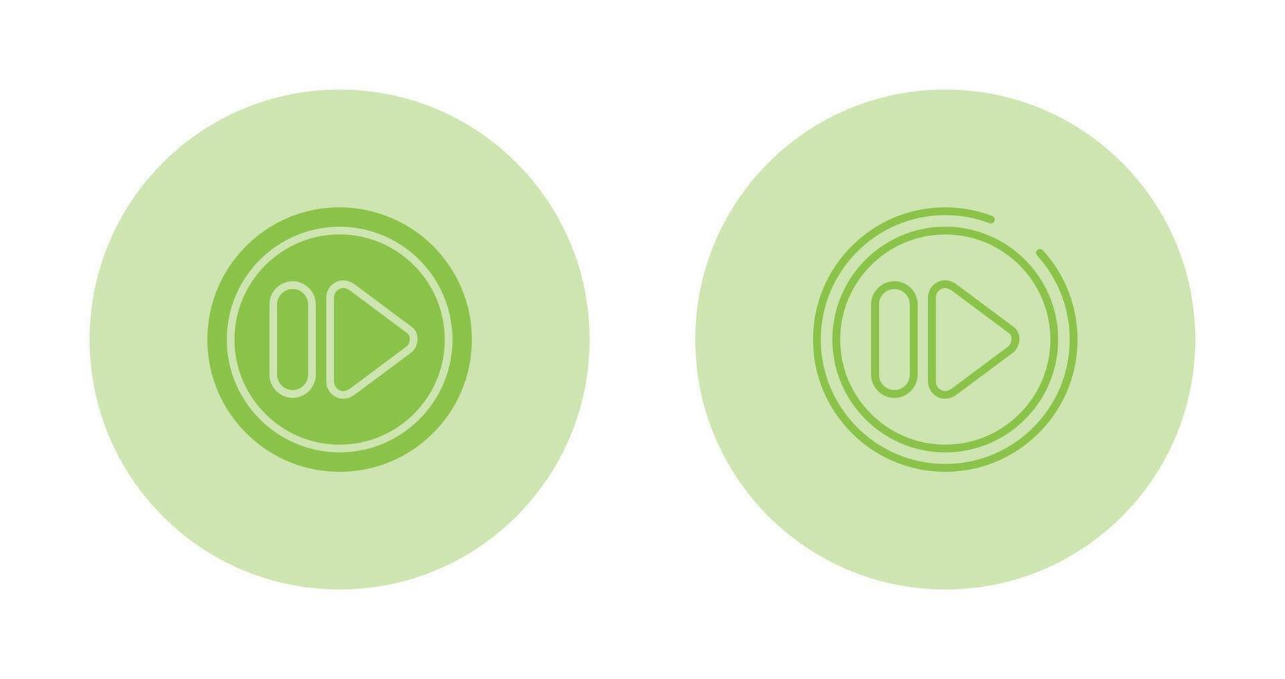 Fast Forward Button Vector Icon