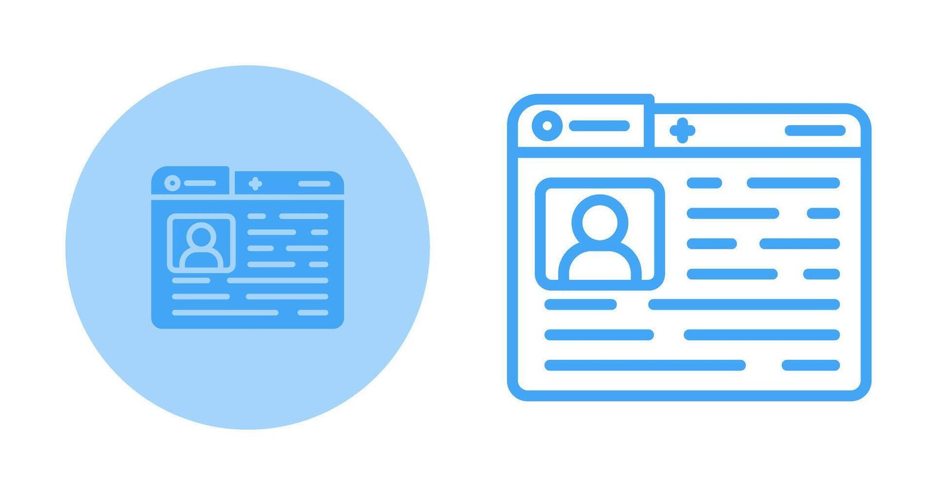 Profile Vector Icon