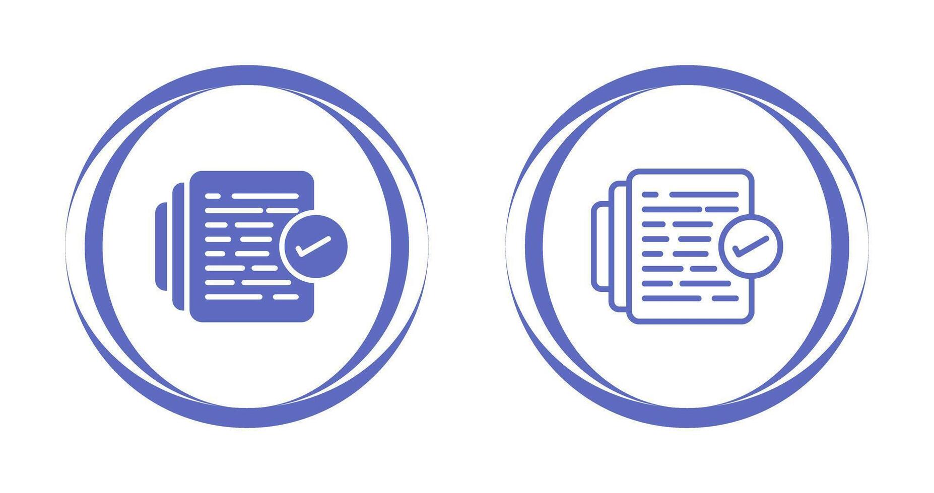 Document Versioning Vector Icon