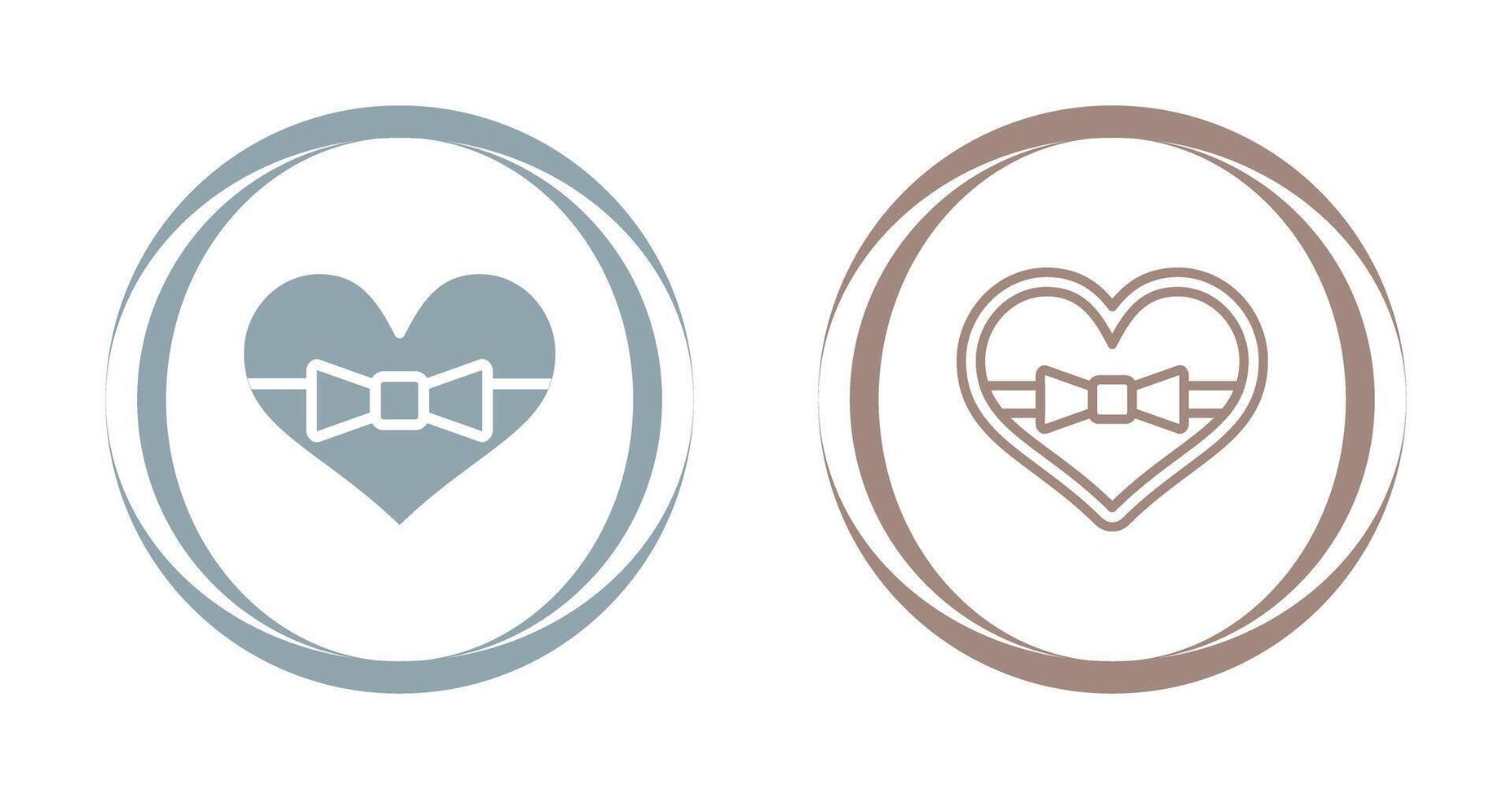 Heart shaped chocolates Vector Icon