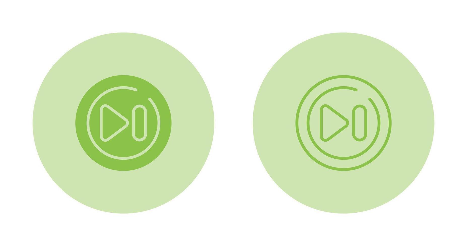Fast Forward Circle Vector Icon