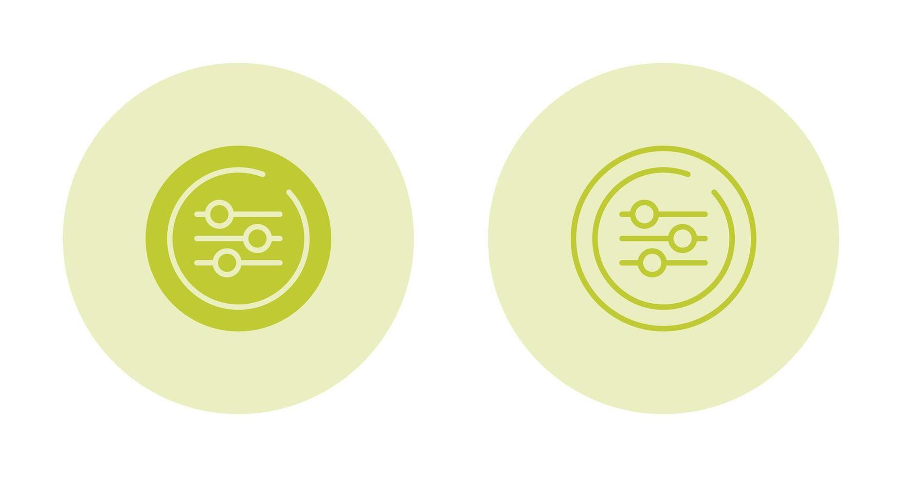 Equalizer Circle Vector Icon