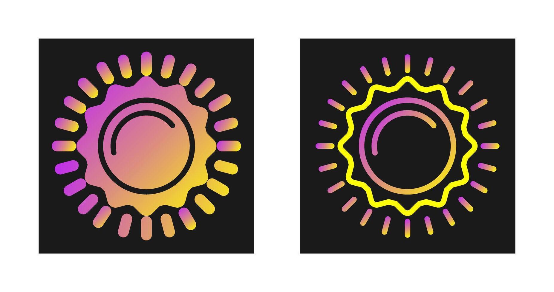 Sun Vector Icon