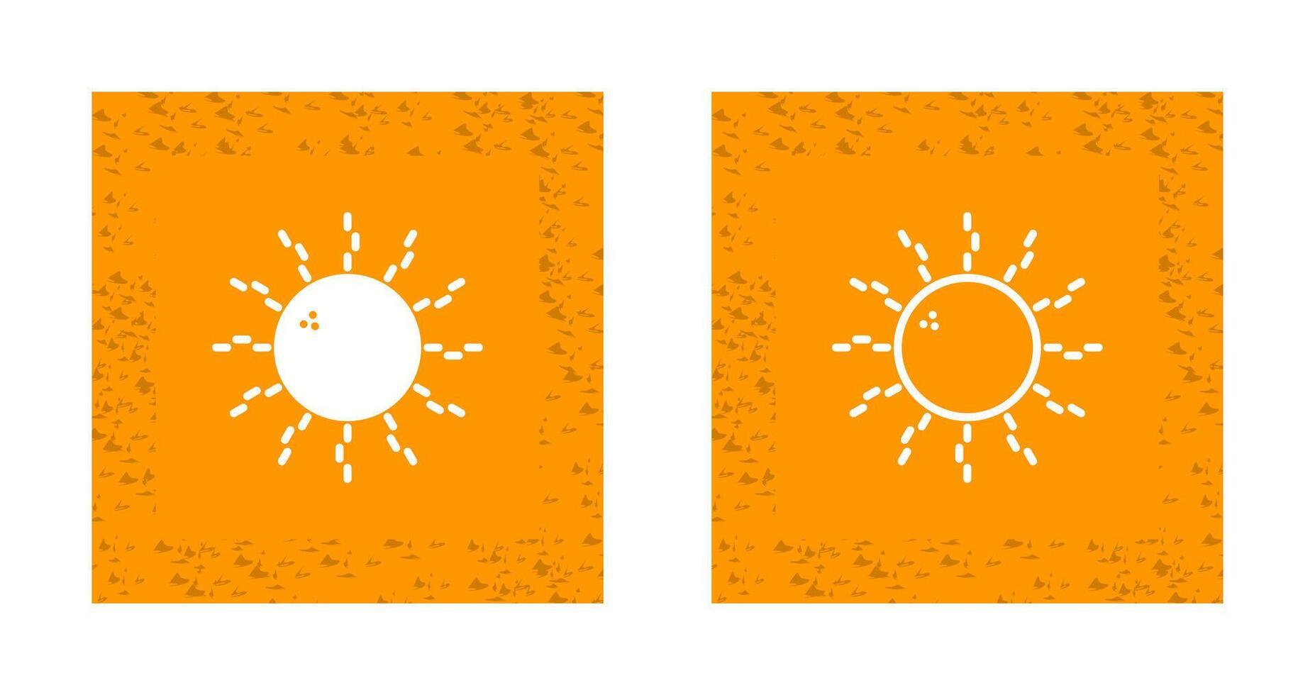 icono de vector de sol