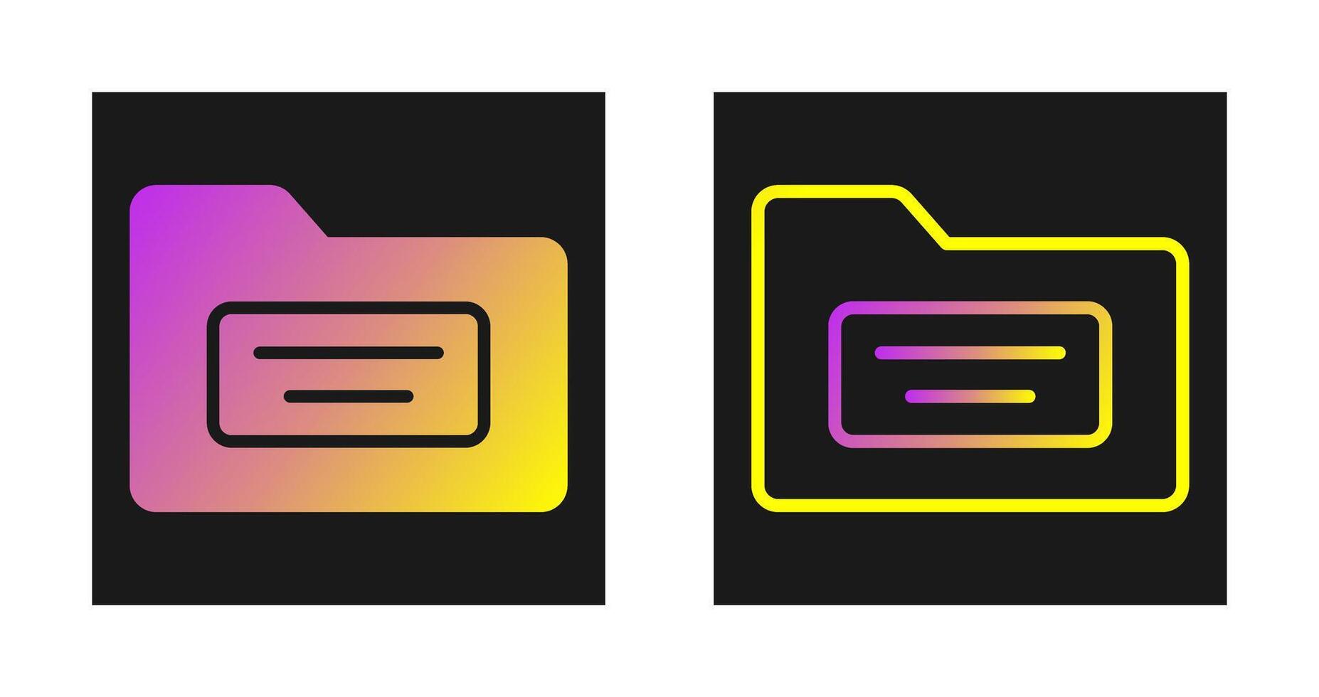 File Folder Vector Icon