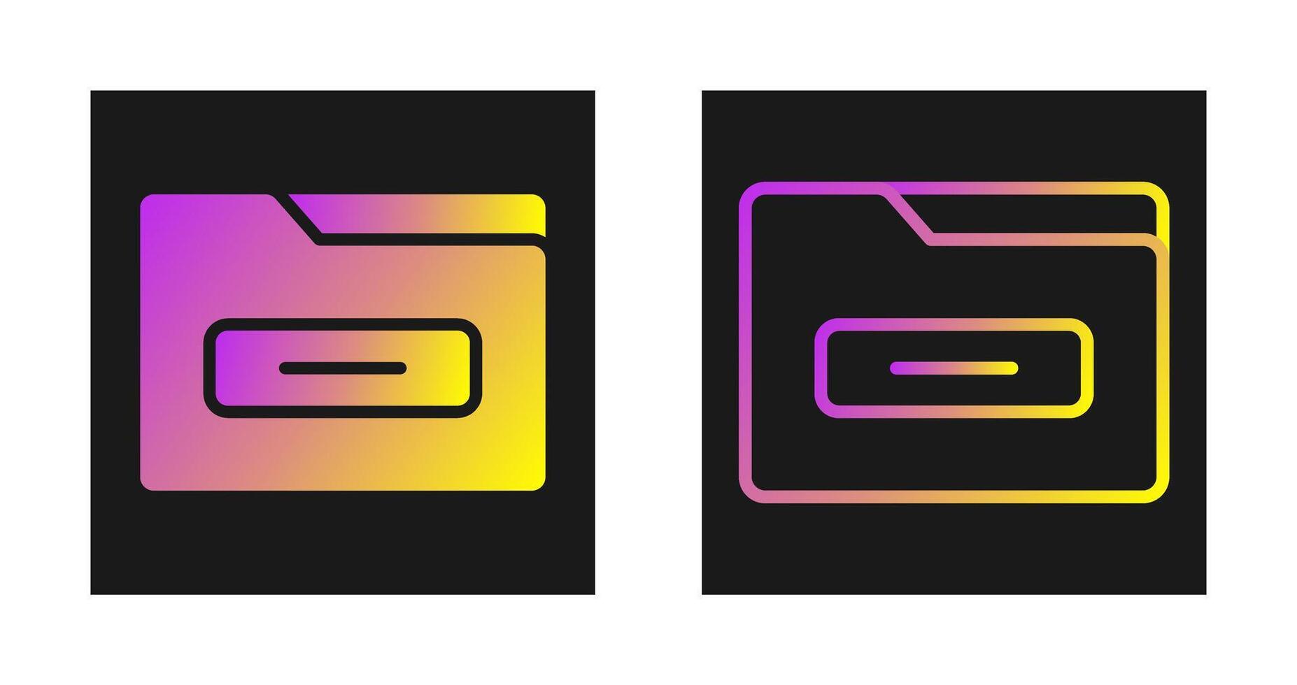 File Folder Vector Icon