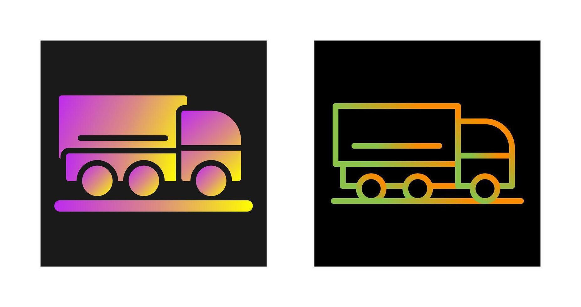 Cargo Truck Vector Icon