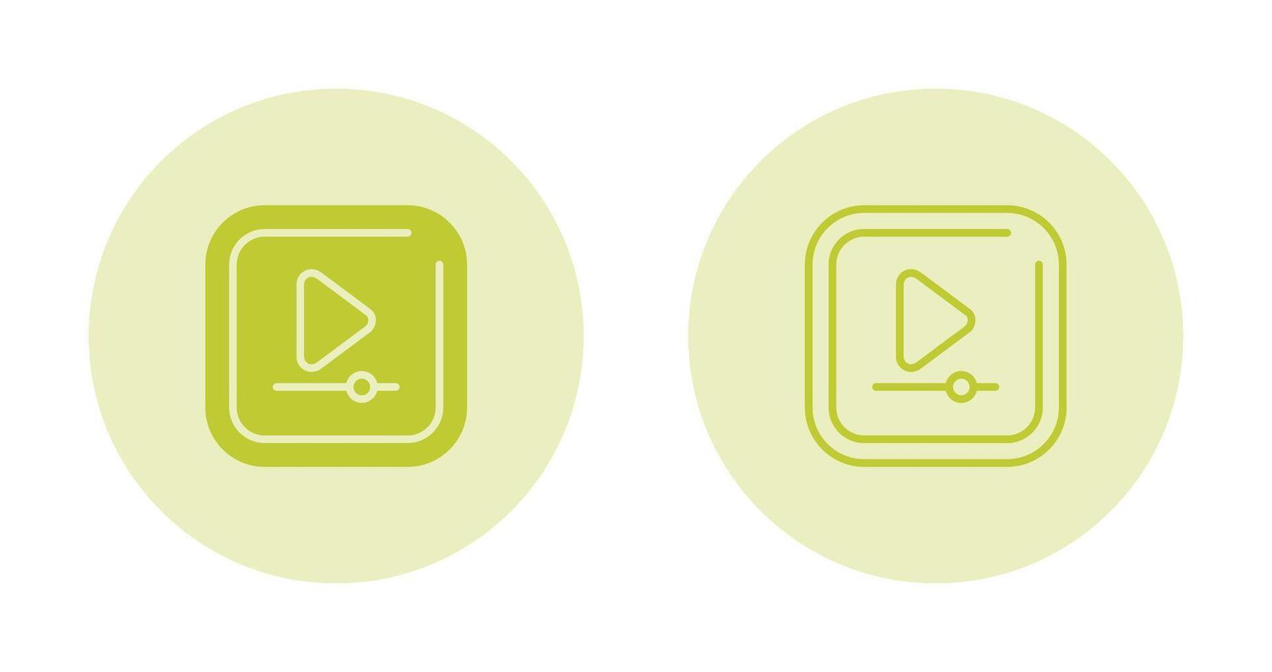 Video Play Square Vector Icon