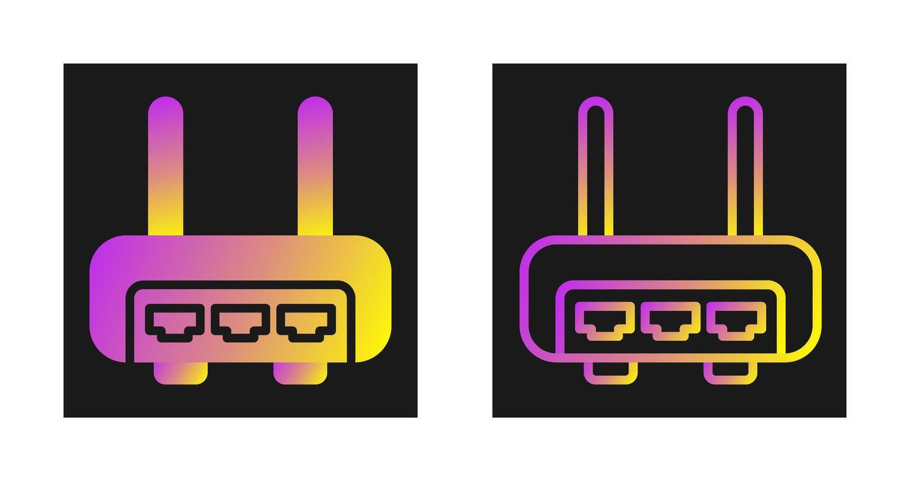 Router Vector Icon