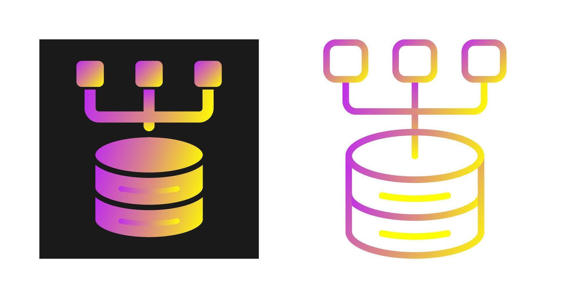 Data Modeling Vector Icon
