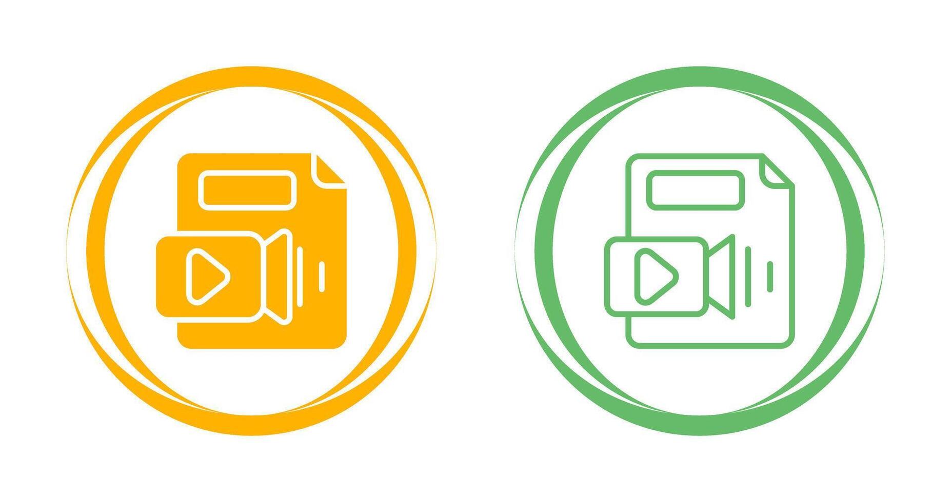 Video File Vector Icon