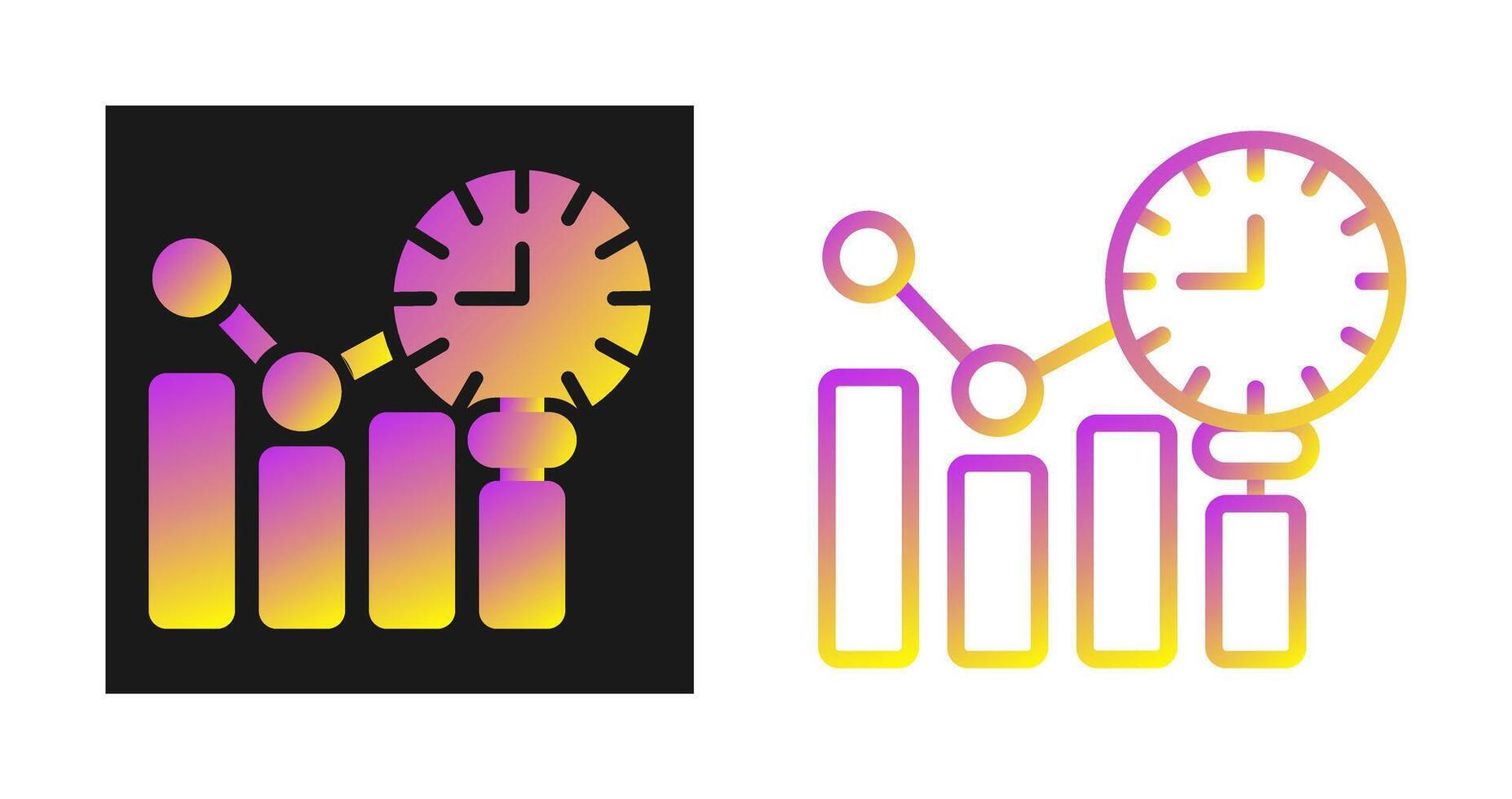 Sales Forecasting Vector Icon