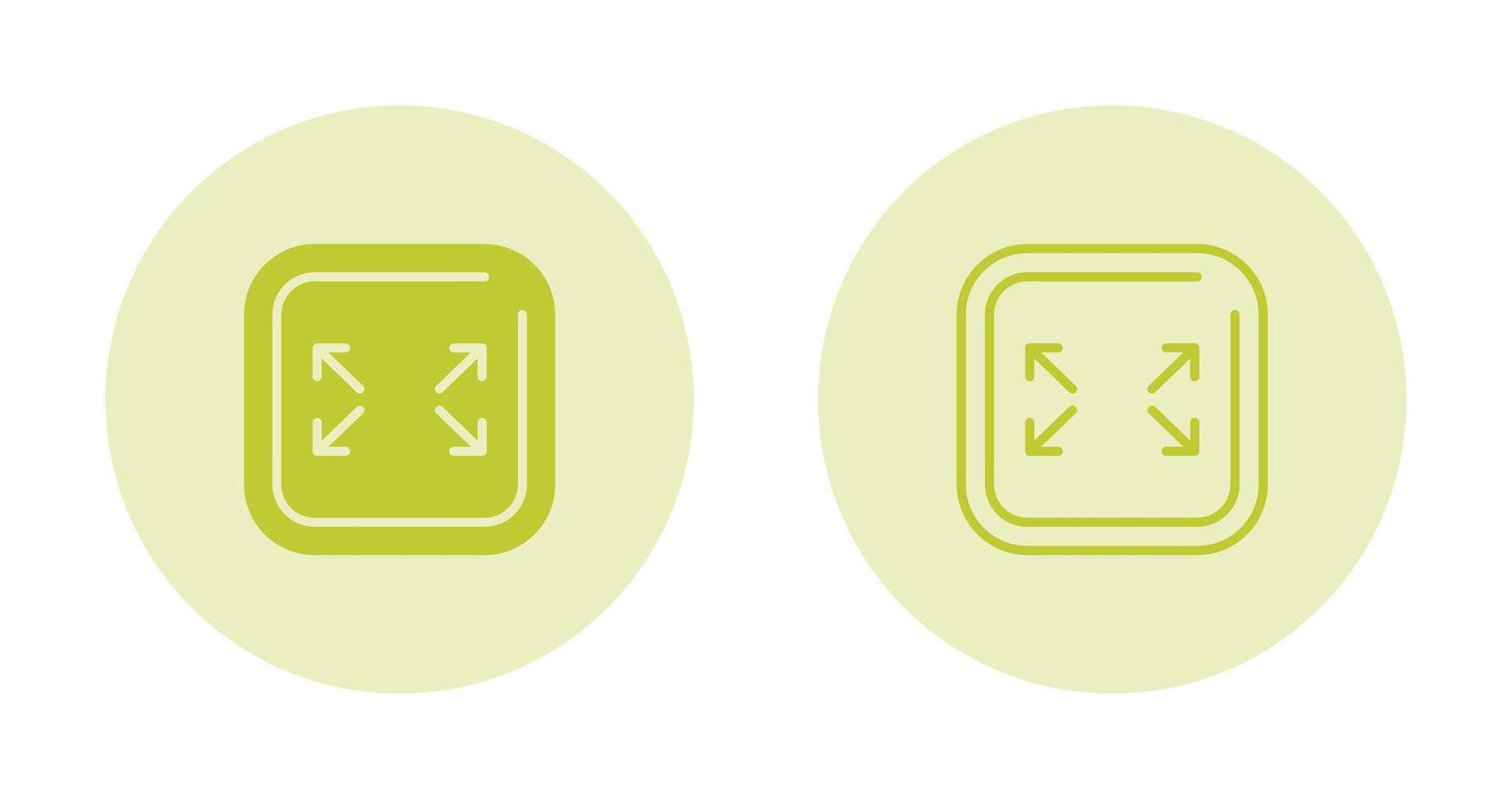 Fullscreen Square Vector Icon